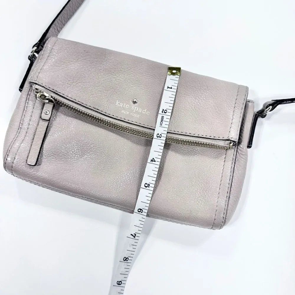 Kate Spade ivory leather crossbody bag